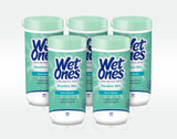 Wet Ones Sensitive Skin Hand & Face Wipes Canister - Fragrance Free Pack