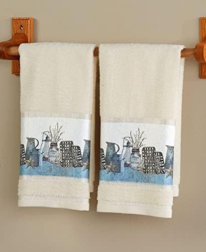 Hand Towels - Farmhouse Bathroom Décor – Rustic Country Bathroom Accessory – Set of 2