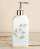 Botanical Leaves Mechanical Hand Soap or Lotion Pump Dispenser