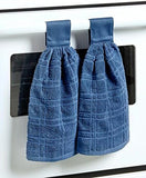The Lakeside Collection Set of 2 Kitchen Towels - Indigo