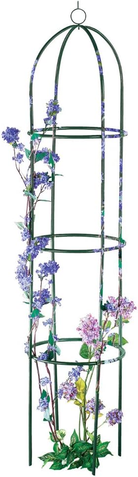 6ft Garden Plant Trellis | Heavy-Duty Green Vine Support Stake | Climbing Plant Stand for Vegetables, Flowers, and Vines
