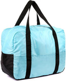 KARLA HANSON Pack n Fold Foldable Travel Duffel Bag (Blue)