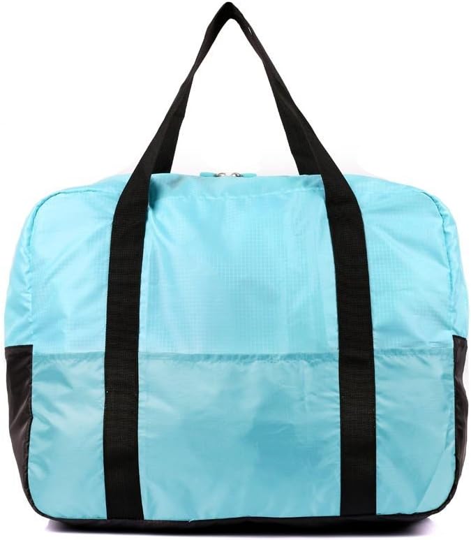 KARLA HANSON Pack n Fold Foldable Travel Duffel Bag (Blue)