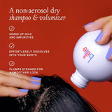 Billie Floof Dry Shampoo - Non-Aerosol Volumizing Powder - For Dark Hair - 1.2 oz