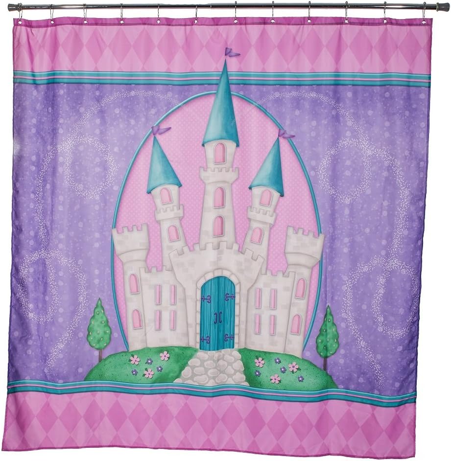 Borders Unlimited Princess Camryn Shower Curtain, Multi