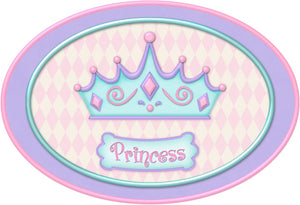 Borders Unlimited Princess Camryn Bath Mat, Multi