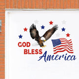 Collections Etc God Bless America Americana Garage Magnets
