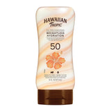 Hawaiian Tropic Weightless Hydration Lotion Sunscreen SPF 50, 6oz | Oil Free Sunscreen, Hawaiian Tropic Sunscreen SPF 50, Oxybenzone Free Sunscreen, Body Sunscreen SPF 50, 6oz