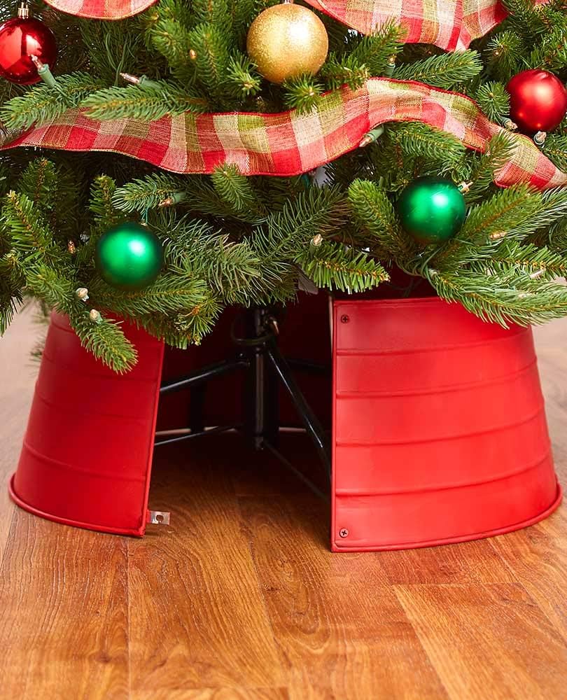 Ltd. Decorative Christmas Red Metal Tree Ring