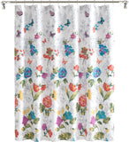 The Pioneer Woman Multi-Color Floral Cotton Polyester Shower Curtain, 72 in x 72 in