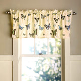 Butterfly Window Valance - Decorative Bathroom Treatment and Accent