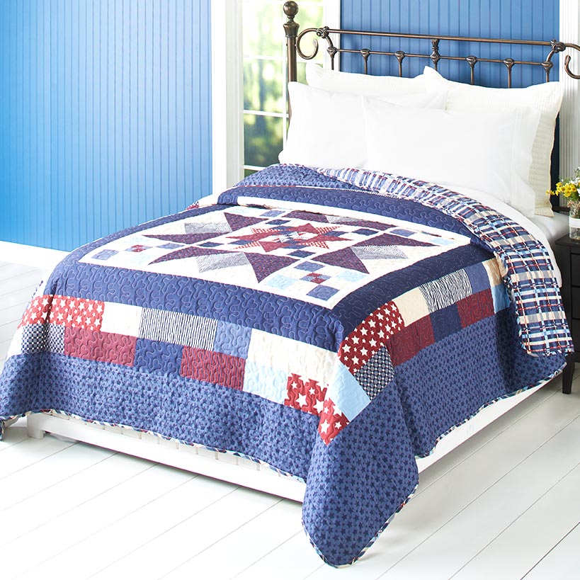Americana Quilted Bedding Collection