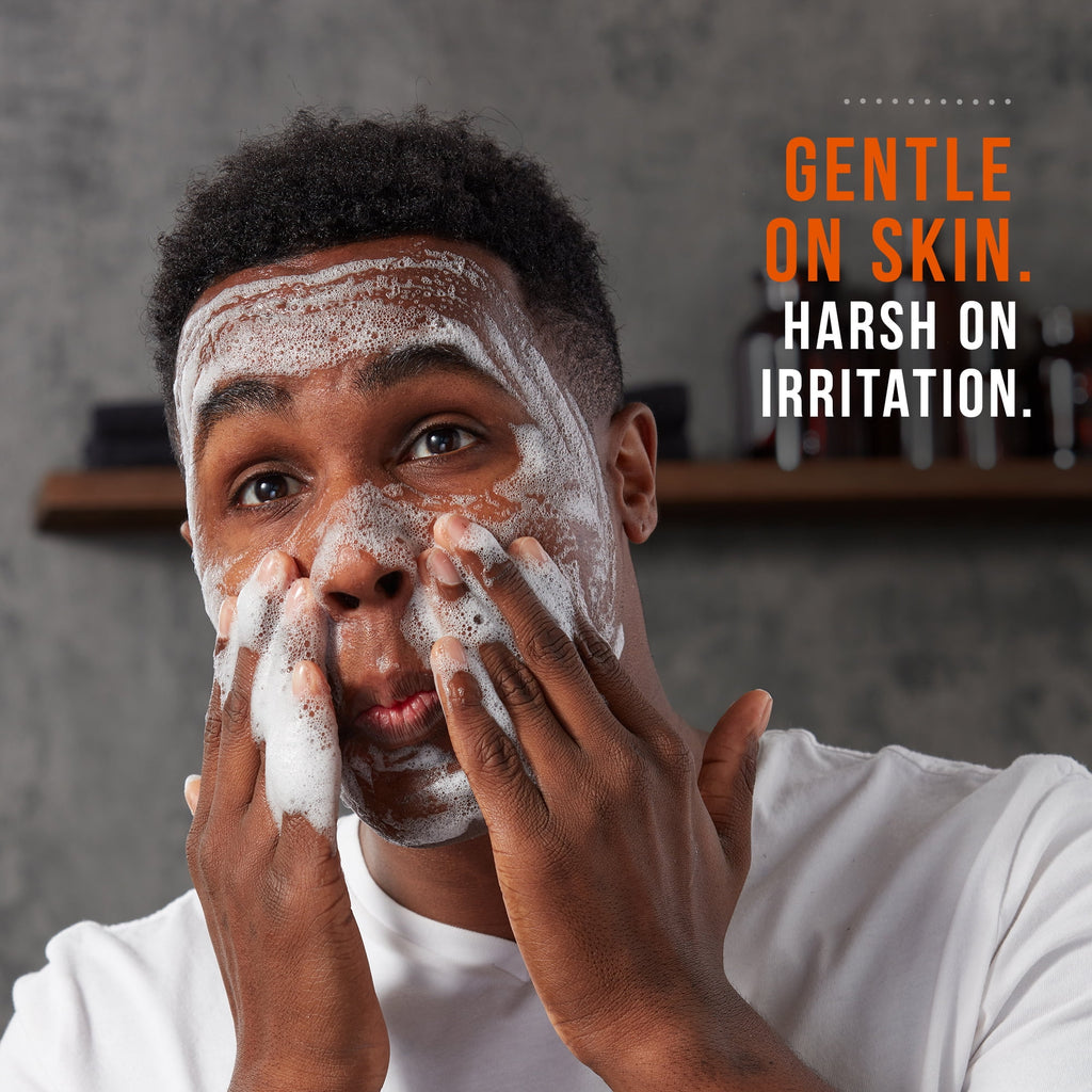 Edge+ Mens Sensitive Skin Face Wash, 4 Oz, Fragrance-Free Mens Face Wash, Gently Cleanses Skin
