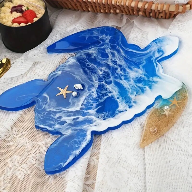 Sea Turtle Mold Large Mold for Resin Mold for Epoxy Sea Turtle Tray Mold for Wall Decor