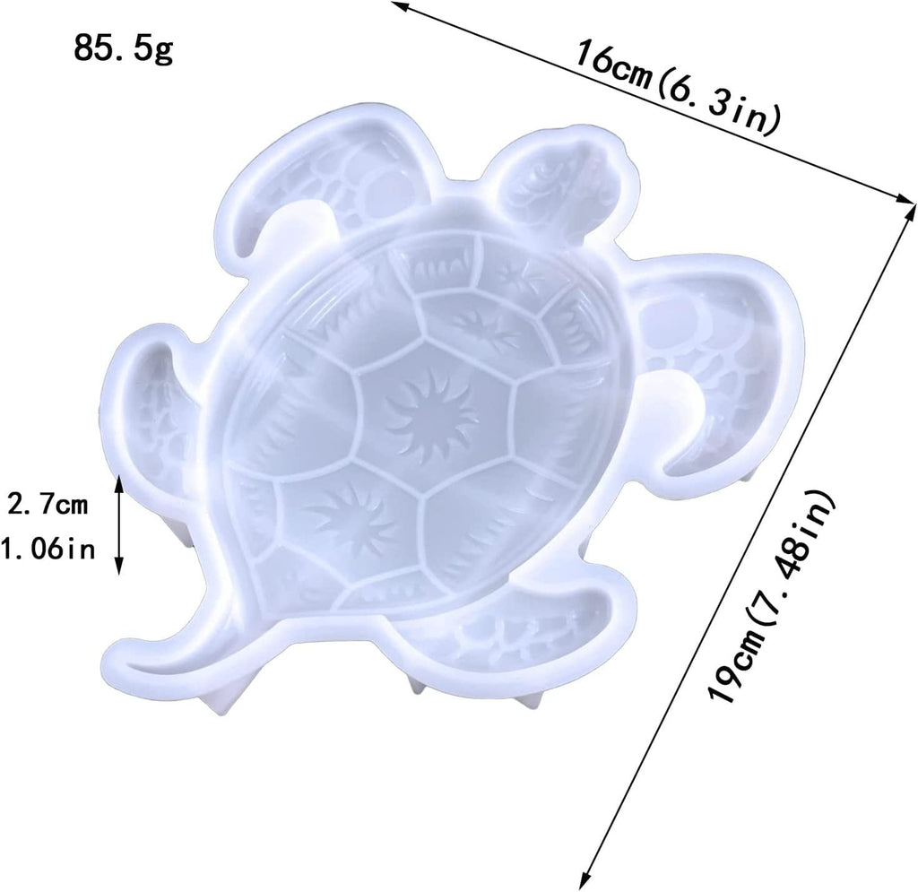 Silicone Resin Mold Unique Sea Turtle Epoxy Resin Molds for Soap Mold Reusable Resin Mold for Making Sea Turtle Home Decor
