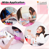 Complete Acrylic Nail Art Design Kit with Glitter, Dotting, Painting Tools, and Manicure Brushes